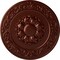 Ekena Millwork Sydney Ceiling Medallion (Fits Canopies up to 5 3/4"), Hand-Painted Antique Copper, 27 3/4"OD x 2"P CM27SYACS - alternate 1